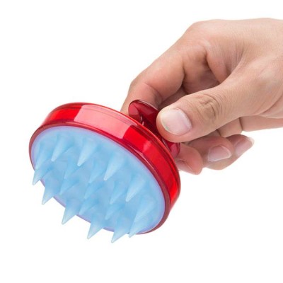 Factory Direct Supply Silicone Scalp Massage Shampoo Brush Comb Plastic Hair Comb Hair Tools Remove Dandruff